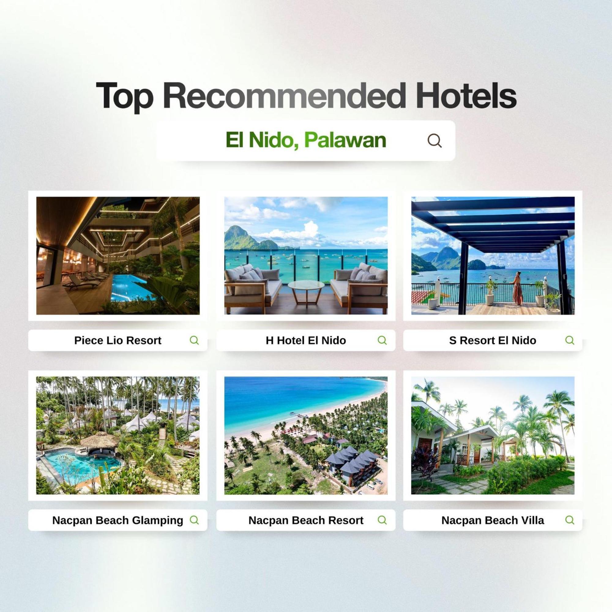 Nacpan Beach Villas Managed By H Hospitality Group El Nido Eksteriør bilde
